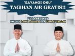 Teddy-Marjito Gratiskan Air PDAM Selama Ramadan