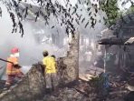 Kebakaran Hebat di OKU Selatan, Rumah dan Bengkel Ludes Dilalap Api