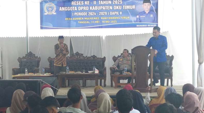 Dukung Kemajuan Desa Sumber Mulyo, Muhamad Irfanjid Pasang CCTV, Lampu Jalan dan Fasilitas Olahraga Pakai Dana Pribadi