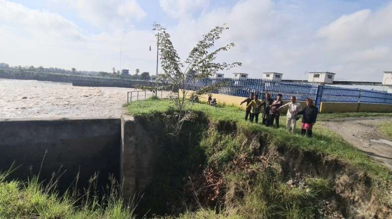 Longsor di Bendung Perjaya OKU Timur Makin Parah, Warga Cemas