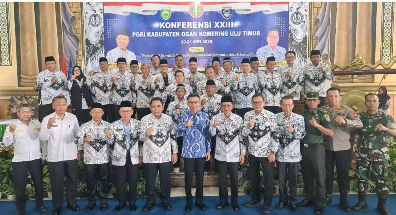 Konferensi XXIII PGRI OKU Timur, Wujudkan Pendidikan Bermutu dan Kepemimpinan Baru
