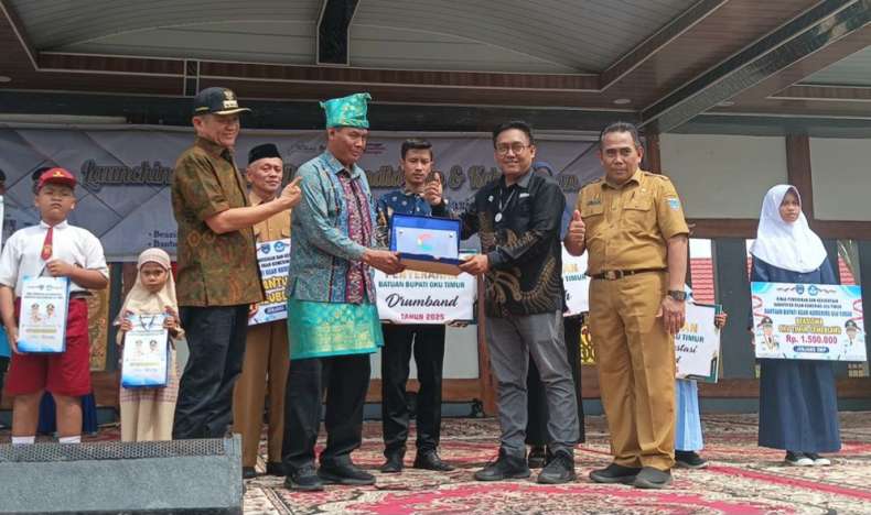 Puncak Hardiknas, Bupati Lanosin Launching Program Disdikbud