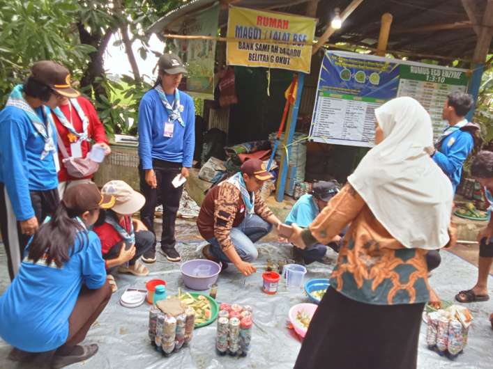 Bank Sampah Dagadu OKU Timur Jadi Pusat Edukasi Cinta Lingkungan
