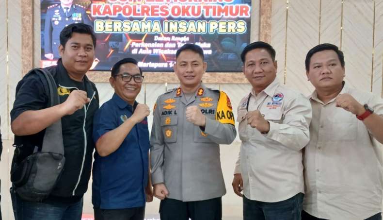 Perkuat Sinergi, Kapolres Ajak Wartawan Jaga Keamanan Lewat Berita Positif