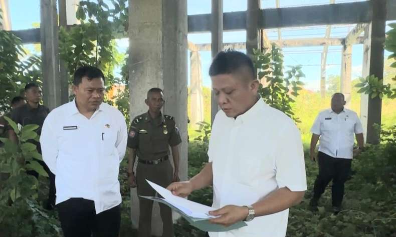 Lewat Bangub, Bupati Enos Optimis GSC Martapura Selesai Akhir 2025