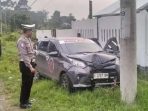 Heboh, Mobil Ambulan Bawa Jenazah Tabrak Tiang Listrik