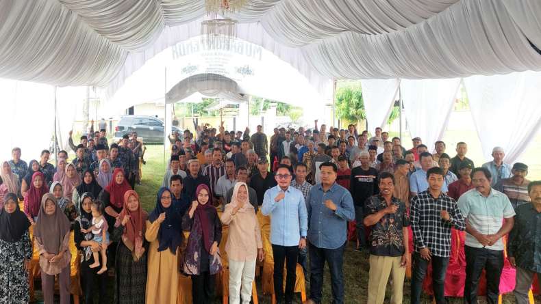 Fenus Antonius Reses di Desa Muncak Kabau, Salurkan Bantuan Pertanian, UMKM Hingga Perbaikan Infrastruktur