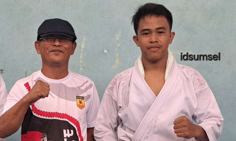 Wafid Danial Atlet Karate SMKN 1 Martapura Wakili Sumsel ke Nasional