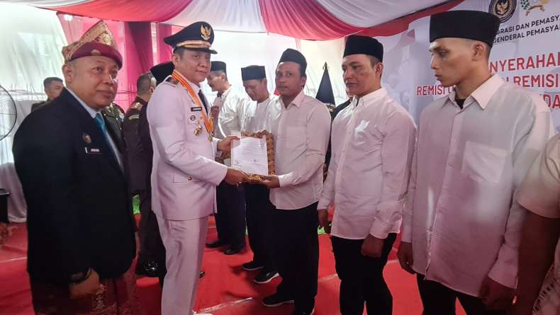 339 Warga Binaan Lapas Martapura Dapat Remisi HUT RI, 7 Orang Langsung Bebas