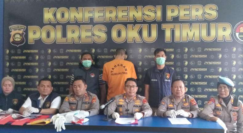 Grebek Cafe di Desa Sri Mulyo, Polres OKU Timur Tangkap Bandar Ekstasi