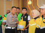 Polres OKU Timur Silaturahmi Bareng Komunitas Ojek Online