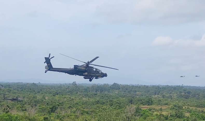 Puncak CALFEX Latgabma Super Garuda Shield, Raungan Jet Tempur Guncang Puslatpur
