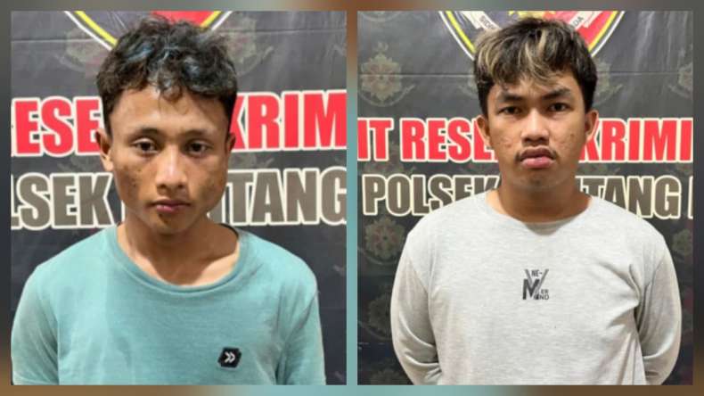 Dua Pelaku Curanmor di Pasar Sidodadi OKU Timur Diringkus