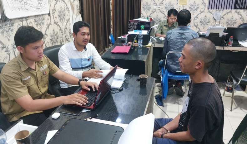Rampas HP Pelajar, Oknum Buruh Diciduk Sedang Tidur Pulas