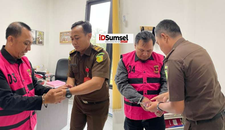 Korupsi Dana Hibah, Ketua dan Bendahara PMI OKU Ditahan Kejari