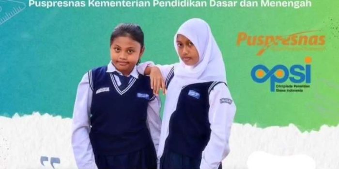 Dua Siswi OKU Timur Wakili Sumsel di Ajang OPSI Nasional 2025