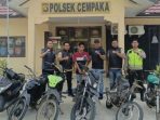 IMG-20251106-WA0034 Polsek Cempaka Tangkap Pelaku Spesialis Curanmor, 6 Unit Motor Disita
