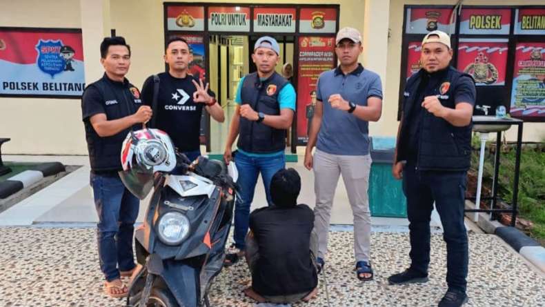 Curi 4 Jeriken Pertalite, Pria Asal Way Kanan Ditangkap Polsek Belitang III