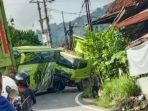 truk batubara Truk Batubara Terperosok, Jalan Lintas Sumatera Batukuning Macet