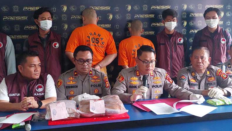 Dua Bandar Ganja di OKU Timur Diringkus, Pelaku Terancam Hukuman Mati