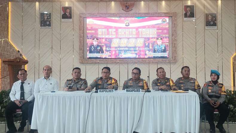 Polres OKU Timur Tangani 355 Kasus Kejahatan di 2025, Tipidum dan PPA Menonjol