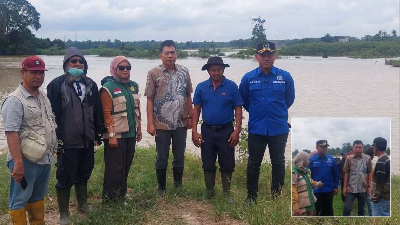 Komisi II DPRD OKU Timur Tinjau Sejumlah Kecamatan, Pastikan Kesehatan Warga dan Kerusakan Pertanian Dampak Banjir