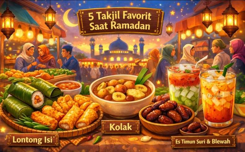 5 Takjil Favorit Saat Ramadan, Nomor 2 Paling Laris Diburu di Pasar
