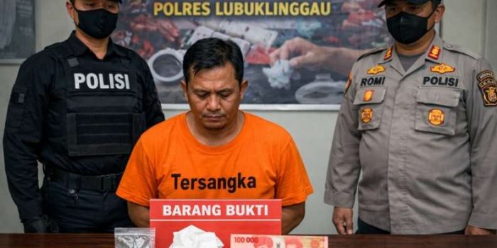 Mantan ASN Jadi Pengedar Sabu Ditangkap Polisi