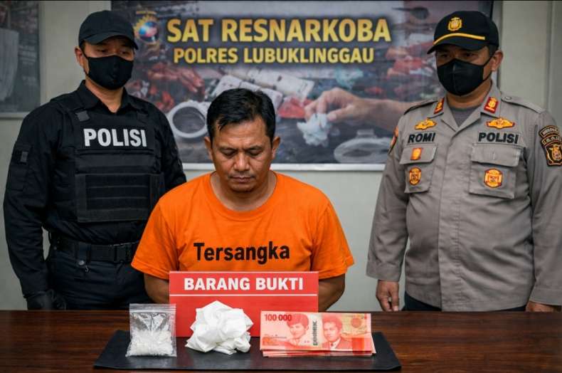 Mantan ASN Jadi Pengedar Sabu Ditangkap Polisi