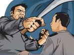 Tersinggung Dinasehati, Anak Bacok Ayah Kandung Pakai Parang