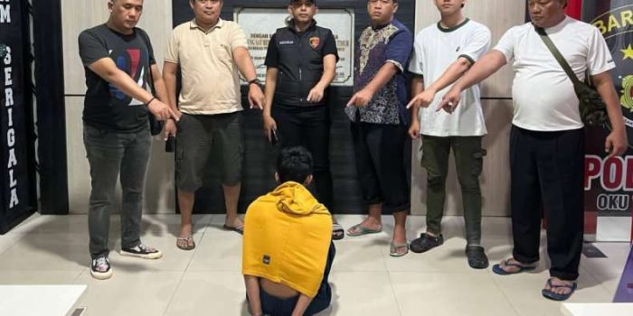 Sempat Buron, Pelaku Begal Ngaku Polisi Ditangkap Polres OKU Timur