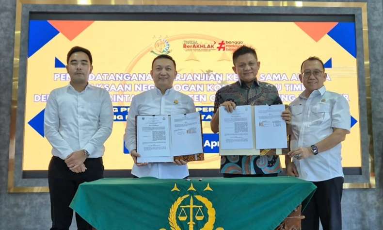 MoU Dengan Bupati, Kajari Tegaskan ini ke Pemkab OKU Timur