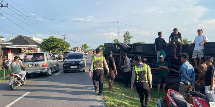 Kecelakaan Bus Pengantar JCH OKU Timur di Belitang, Sopir Diduga Main HP Saat Nyetir