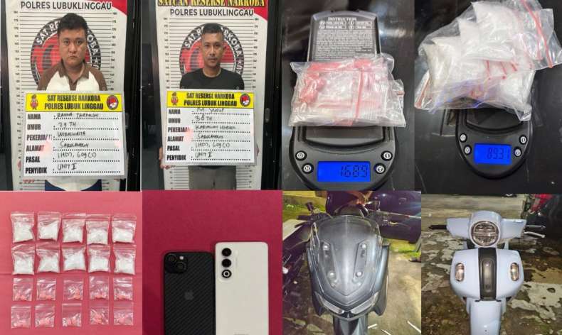 Dua Kurir Narkoba Lintas Provinsi Diringkus, Sita Sabu 89 Gram dan 19 Ekstasi