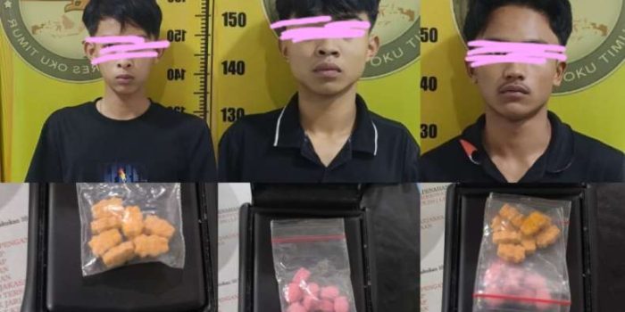 Polda Sumsel Bongkar Ekstasi Bentuk “Granat” dan “Labubu” di OKU Timur