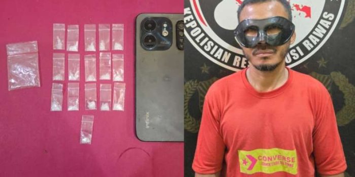 Tim Tindak Elang Musi Ringkus Pengedar Narkoba,16 Paket Sabu Disita