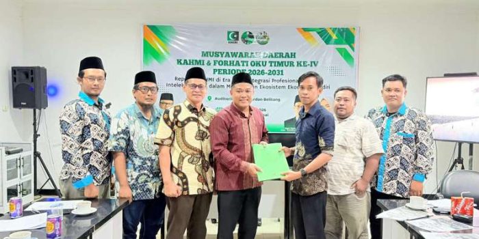 MUSDA KAHMI dan FORHATI OKU Timur 2026 Tetapkan Lima Presidium dan Ketua Baru